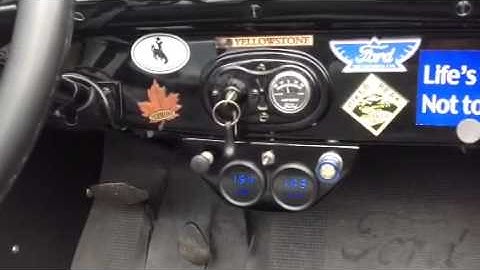 Intellitronix gauges in a 1926 Model T Ford Speedster