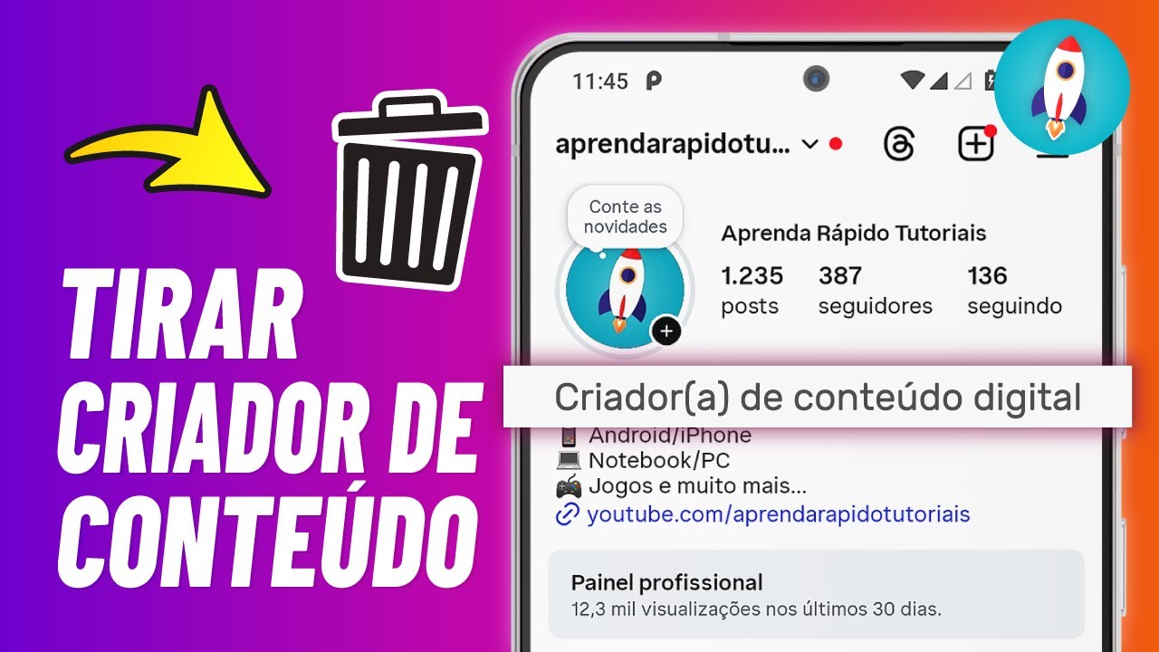 Como Tirar CRIADOR DE CONTEUDO no Instagram 2025 | 3 Métodos - YouTube