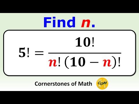 Factorial Equation is a Thing, So Let’s Solve One