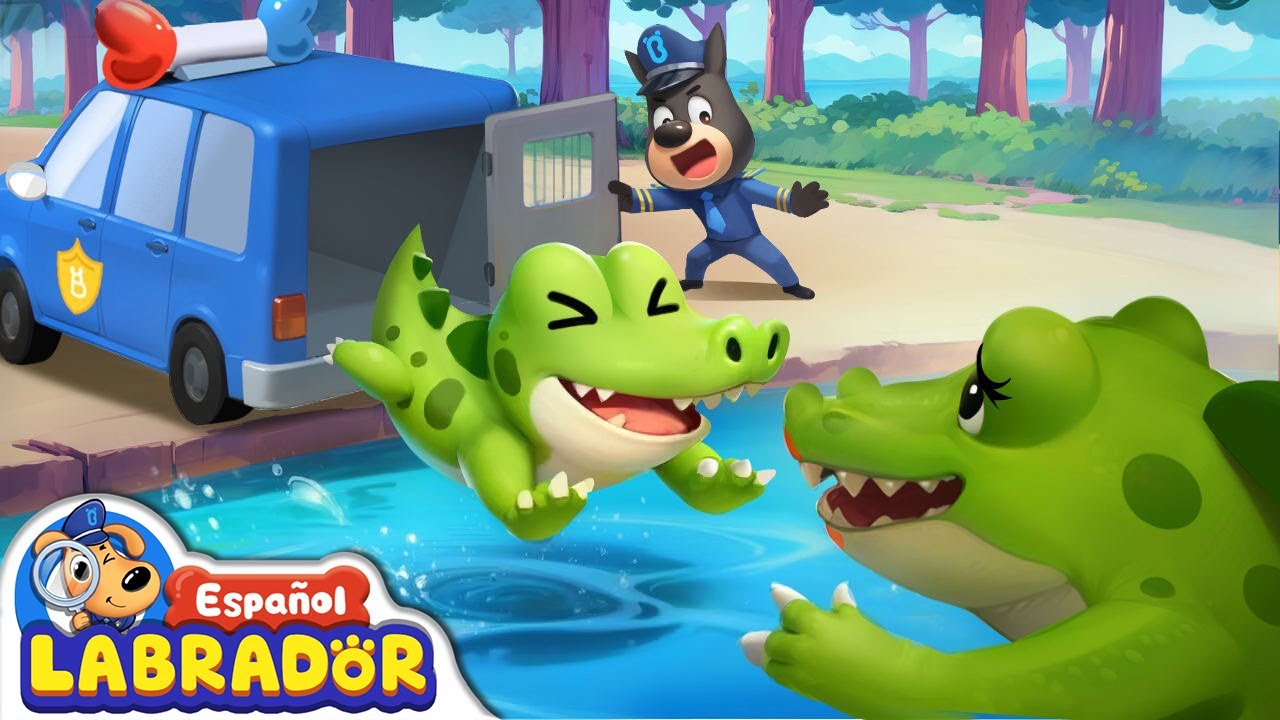 Return Little Crocodile Home | Safety Tips | Kids Cartoons | Sheriff Labrador Episode 143