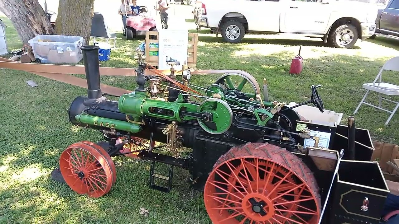 Scale Case steam engine at the Rose City threshing show 2025