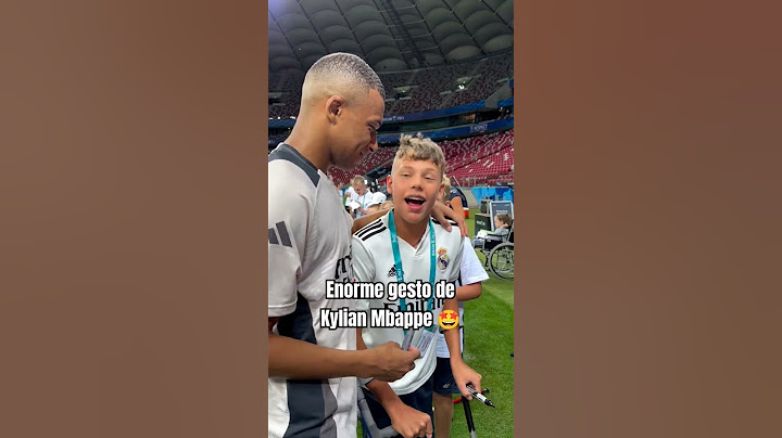 Enorme gesto de Kylian Mbappe 🤩, y primer gol de Mbappé #mbappe #realmadridfc #viralfutbol