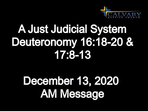 A Just Judicial System