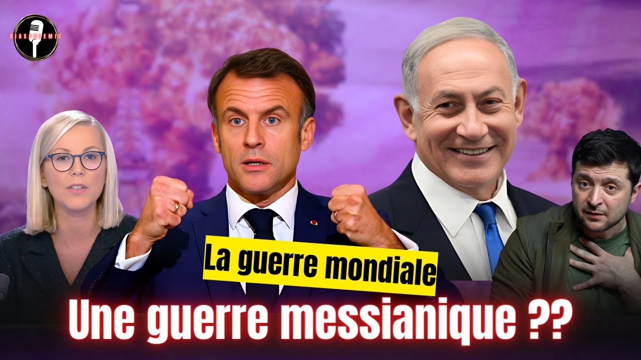 Des Si0nistes messianiques autour de Netanyahou  Laurence Ferrari Macron Zelensky Sejourn