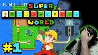 Rubber Ross Made a Super World! | Super Mario Maker 2 Super RubberRoss World with Oshikorosu [1]