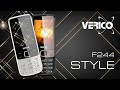 Металічний мобільний телефон Verico Style F244