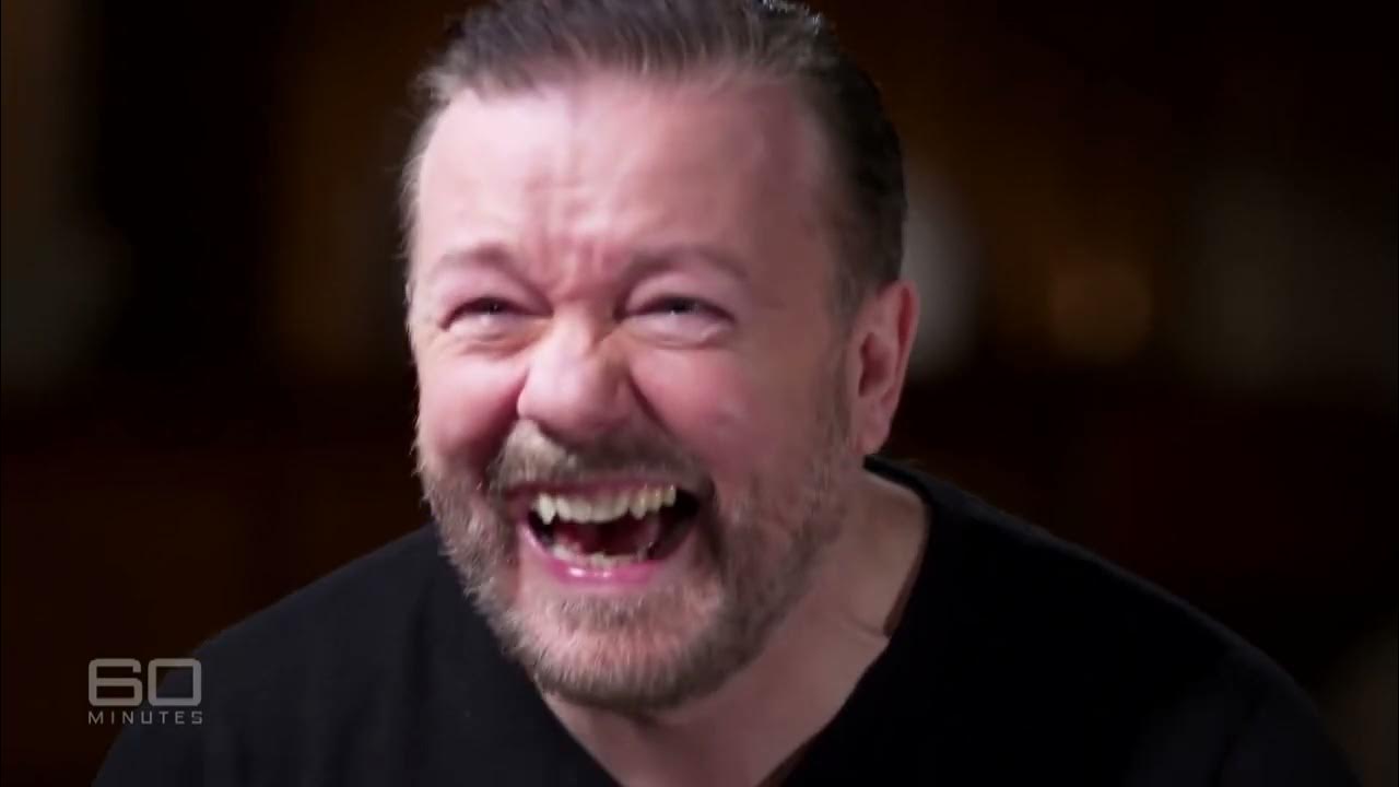 Ricky Gervais' funniest ever interview 60 Minutes Australia - YouTube