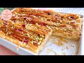 Delicious dessert with phyllo pastry  tiktok viral recipe