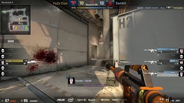 CS:GO - Fox Sick ACE Clutch vs Gambit @ ESL One Cologne 2016 Qualifier