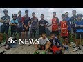 The moment when 12 boys, coach trapped inside Thai cave were found alive: 20/20 Part 2