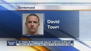Man gets 12 years in prison for Waldo Canyon burglary
