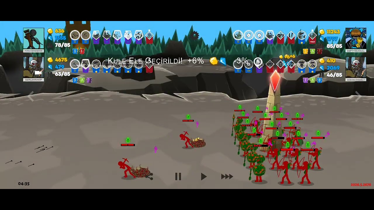 Stick war:saga oynuyorum