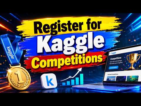 How to Register for Kaggle Competitions | Top Kaggle Courses with Certificates for Beginners