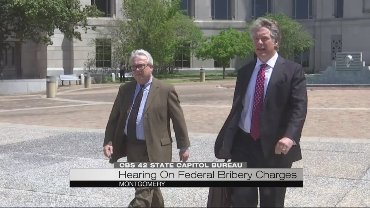 Hearing on federal bribery charges