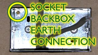 Socket Backbox Earth Connections