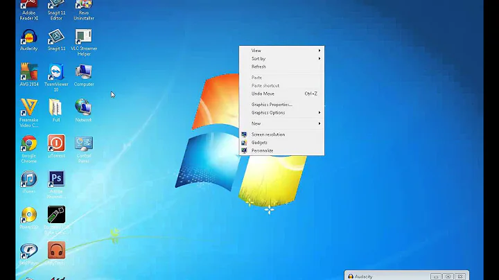 Bring back missing icons in Windows 7 desktop