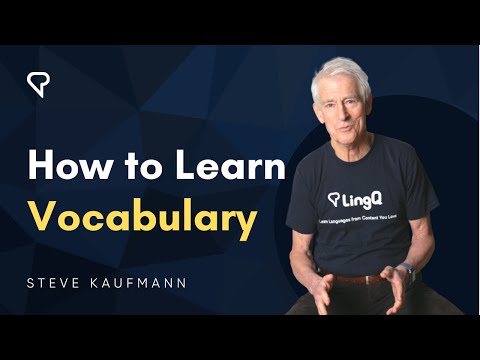 How to Learn Vocabulary