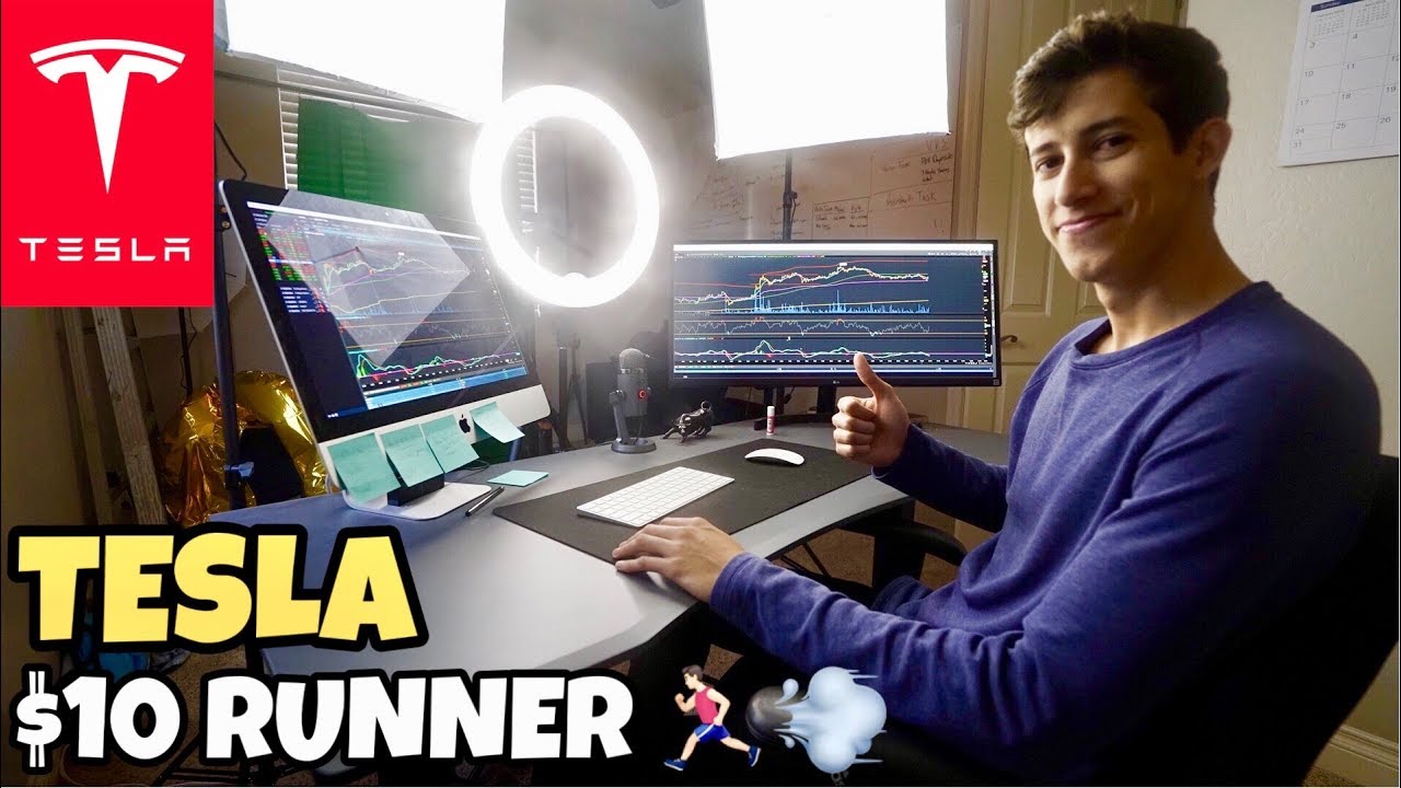 TESLA STOCK MOVES  IN 30 MINS! (5 PROFIT)