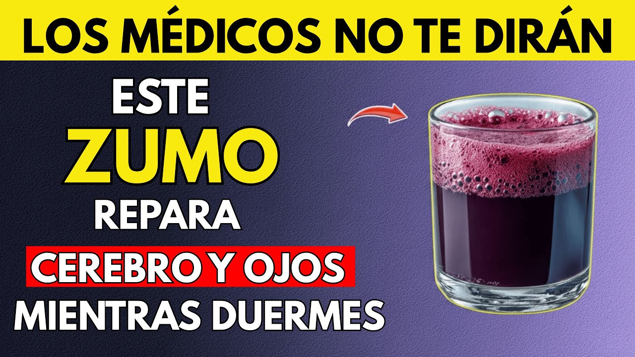 Mayores: Los 4 Mejores Jugos para Restaurar la Visión y la Memoria Mientras Duermes