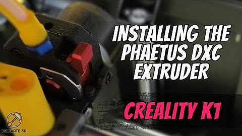 Installing the Phaetus DXC Extruder on Creality K1 – High-Speed, Precision Upgrade!