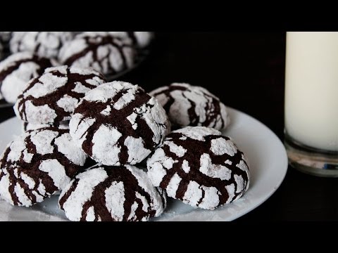 Видео рецепт Печенье с мятой и темным шоколадом