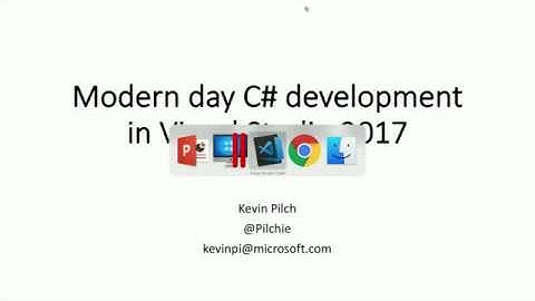 Modern Day C# Development in Visual Studio 2017