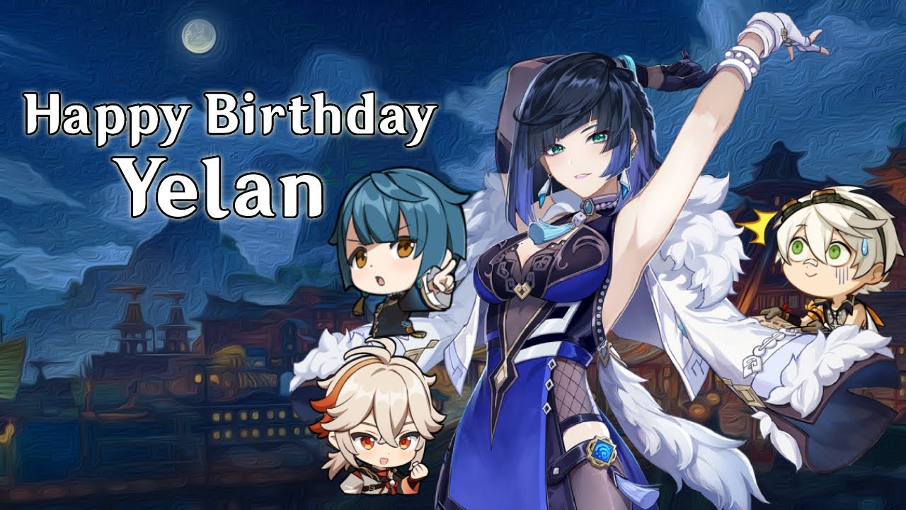 Entangled on a Blue Thread of Fate (Happy Birthday Yelan!) | Genshin ...