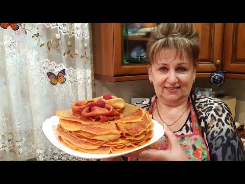 Блины заварные! Не прилипают к сковороде! Очень вкусно!