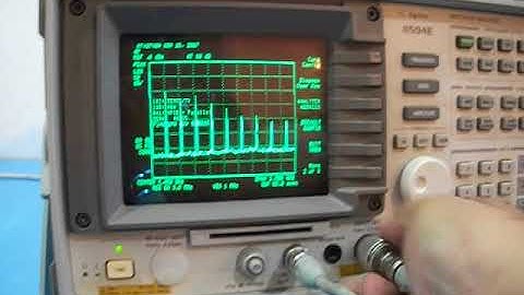 8594E spectrum analyzer Patentix Ltd 1