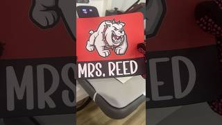 Custom mouse pad • #teachers #desksetup #deskaccessories #backtoschool #teacherdesk #creator #diy