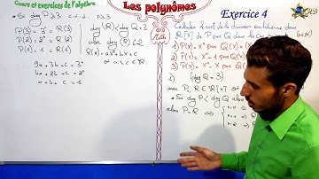 Exercice 4 dans Les polynômes  Partie 1