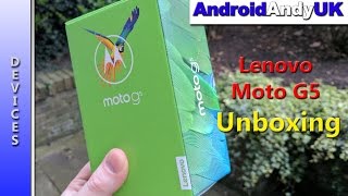 Lenovo Moto G5 Unboxing And First Look