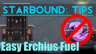 Starbound Tips: Easy Erchius Fuel Using Terraformers