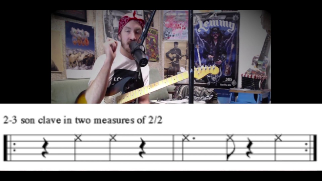 Son Claves Cuban Rhythm Free Guitar Lesson - YouTube