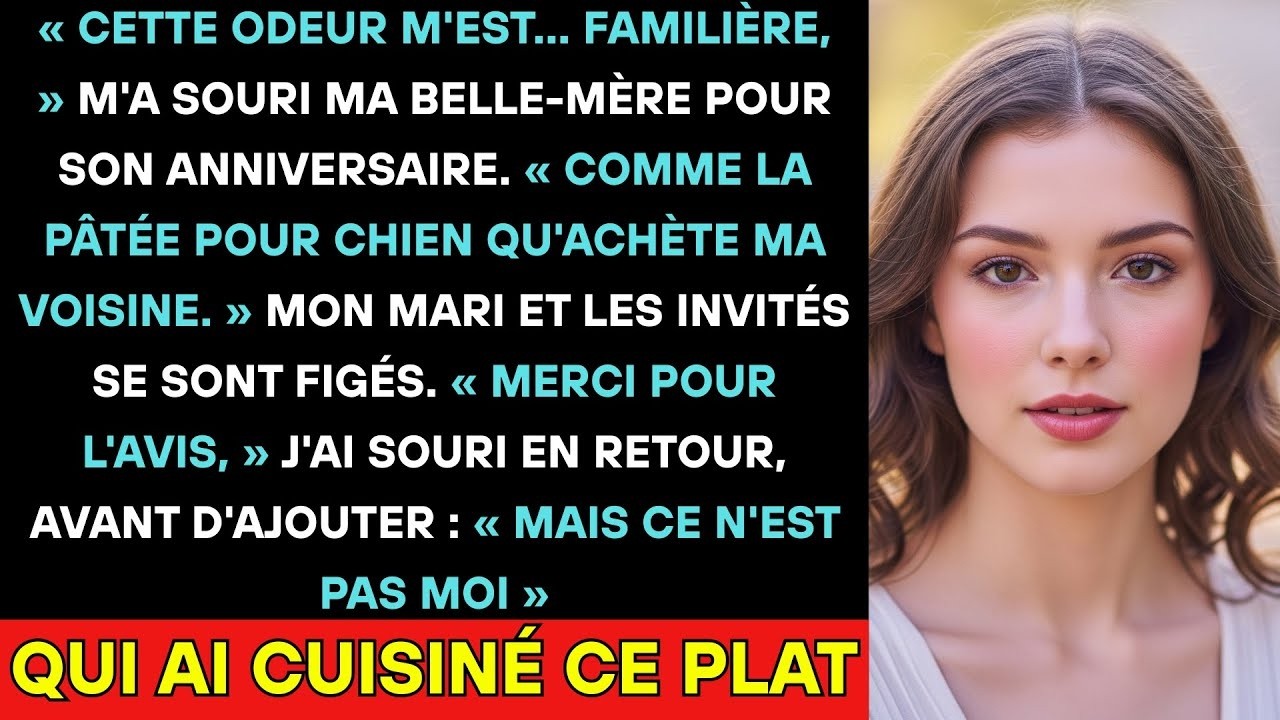 Ma Belle Mère A Humilié Mon Plat Mais Toute La Famille A Vite Découvert Qui L'avait Vraiment Cuis