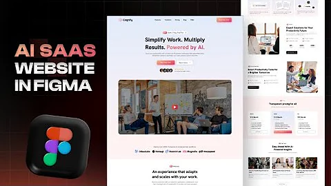 Figma Tutorial For Beginners: Complete AI SaaS Website Design From Start to Finish