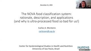 The NOVA food classification system, by Carlos Monteiro (Nupens/USP, Brazil) screenshot 4