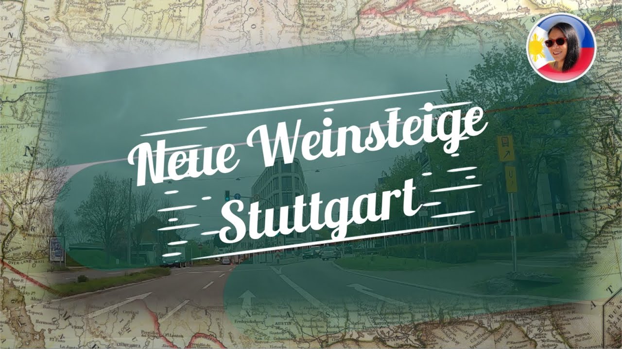 2022 05 19   we drive on the new weinsteige in Stuttgart the capital of Baden Wuerttemberg