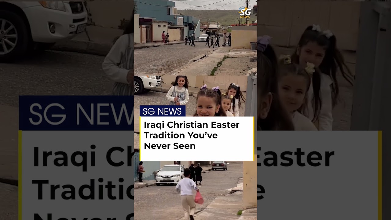 ⁣“Eidokhon Brekha” | Unique Easter Tradition of Christians in Iraq ✝️🍬| SG News