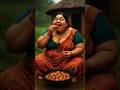 Grandmother Eats Egg Pakora In The Rainy Season Then Pigeon Brings Laddu 😭 #ai #granny #pigeon