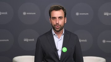 Young Talent Group member Iago Rodriguez-Lago presents the Visiting Fellowship Programme