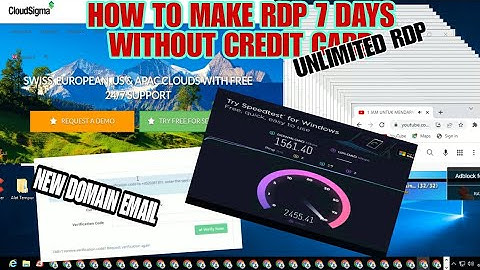 CÁCH TẠO RDP 7 NGÀY BẰNG EMAIL HỖ TRỢ