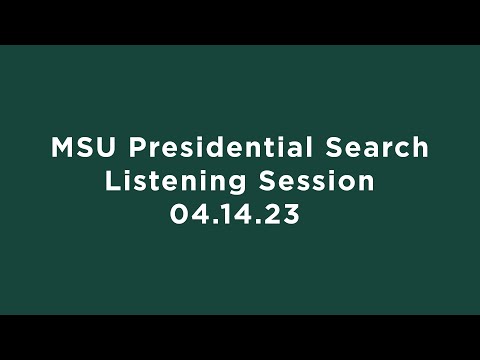 MSU Presidential Search