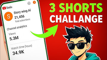 3 short video challenge (ai video )How to viral YouTube channel from 0 subscribers 