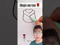 Dibujar una rosa 🌹 #viral #dibujo #creative #diy #rose