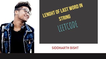 Length Of Last Word In String #leetcode problem solved in #javascript