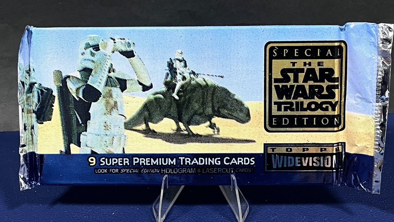 1997 Topps Star Wars Trilogy Widevision Special Edition trading cards Random Pack Unleashed