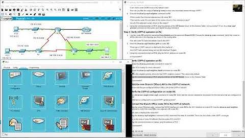 2.6.6 Packet Tracer - Verify Single-Area OSPFv2