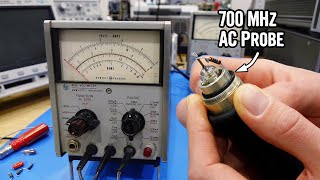 HP 410C Vacuum Tube Voltmeter Part 2: AC Probe