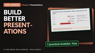 Claude × Presentations | Build Better Presentations with AI — Free Course Guide